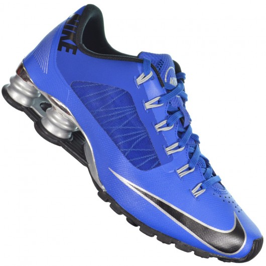 tênis nike shox azul