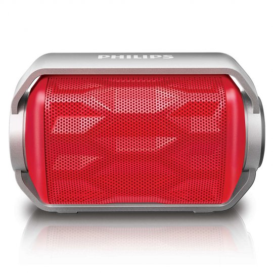 Caixa de Som Portátil Philips BT2200 wireless via Bluetooth Vermelho