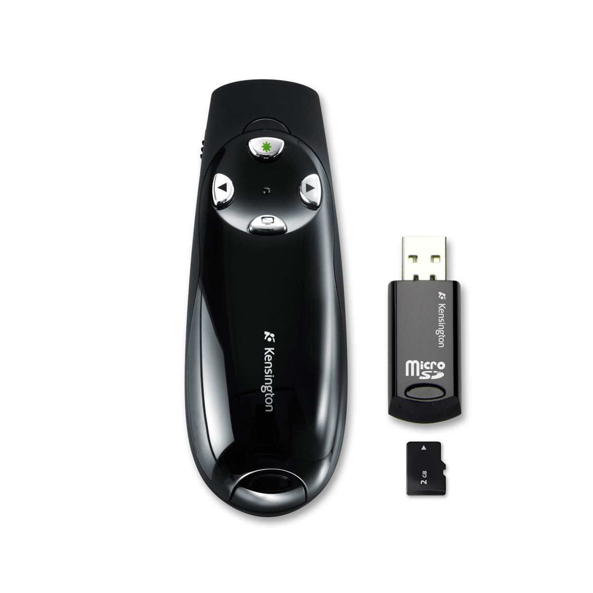 Apresentador com laser