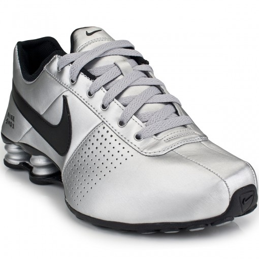 tenis nike shox prata