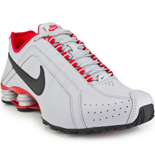 nike shox junior branco e vermelho