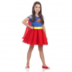 Fantasia Infantil Super Mulher Princesa DC Comics - Super-Mulher Fantasia Infantil Super Mulher Princesa DC Comics - Super-Mulher
