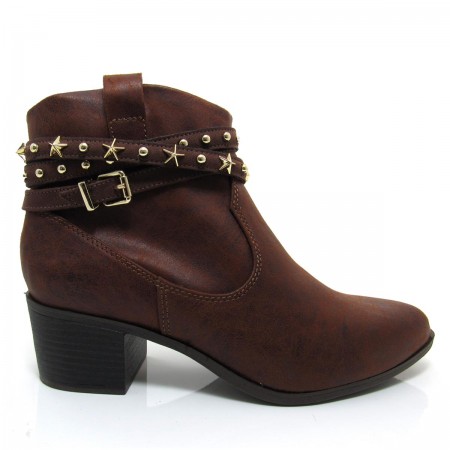 Bota Feminina Cano Curto Mariotta 17130-40 Bota Feminina Cano Curto Mariotta 17130-40